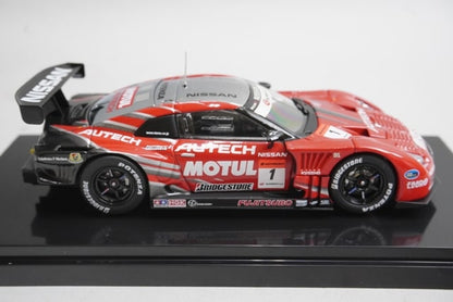 1:43 EBBRO 44232 Nissan Motul Autech GT-R Super GT500 Rd.3 Fuji 2009 #1 model car