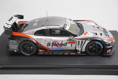 1:43 EBBRO 44679 Nissan S-Road Mora GT-R Super GT500 NISMO Festival 2011 #1 model car