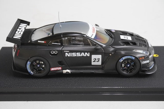 1:43 EBBRO 44169 Nissan GT-R GT1 Malaysia Test 2009 #23 model car