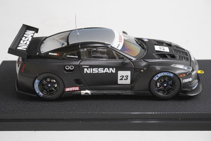 1:43 EBBRO 44169 Nissan GT-R GT1 Malaysia Test 2009 #23 model car