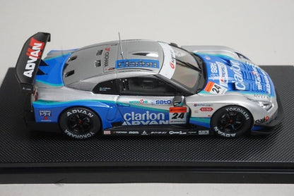 1:43 EBBRO 44046 Nissan Wood One Advan Clarion GT-R Super GT500 2008 #24