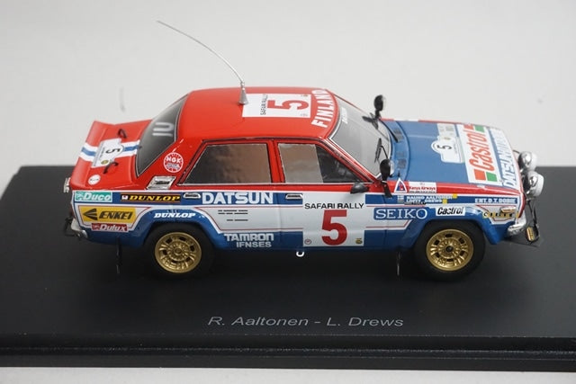 1:43 Spark S7772 Nissan Datsun Violet GT Safari Rally 2nd 1981 #5