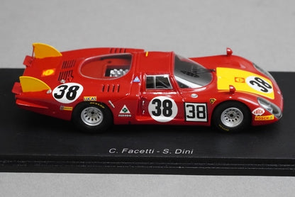1:43 SPARK S4367 Alfa Romeo 33/2 Le Mans 5th 1968 #38 model car