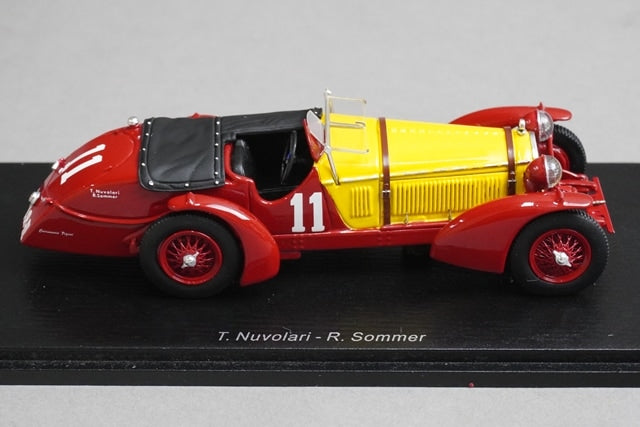 1:43 SPARK 43LM33 Alfa Romeo 8C Le Mans 1933 #11 model car