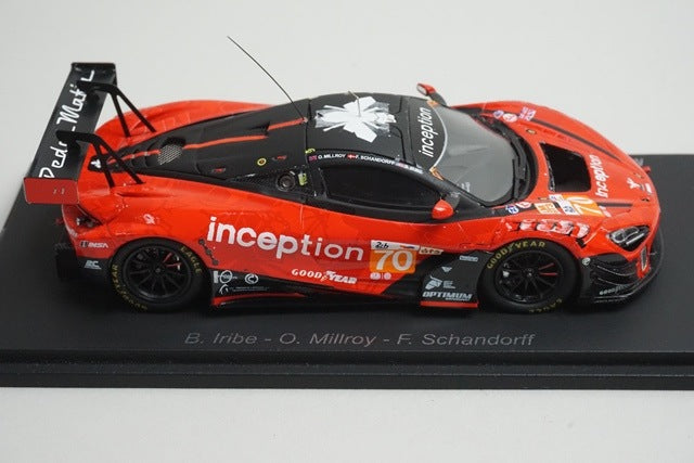 1:43 SPARK S9152 McLaren 720S GT3 Evo Inception Racing Le Mans 24H 2024 #70
