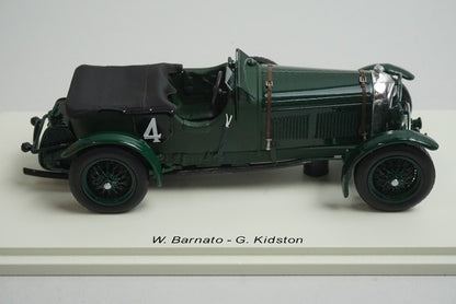 1:43 SPARK 43LM30 Bentley Speed Six Le Mans 1930 #4 model car