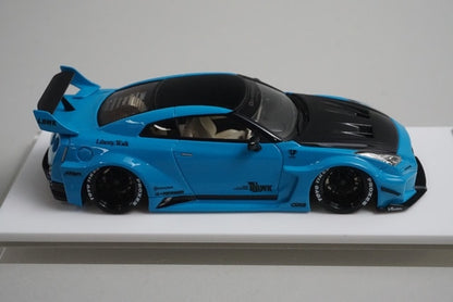 1:43 Make Up EIDOLON LB012D Nissan LBWK LB-Silhouette Works GT 35GT-RR Miami Blue