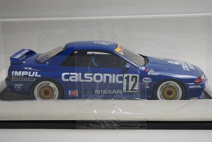 1:18 ignition model IG1727 Nissan Skyline R32 GT-R JTC Debut 1990 #12 model car