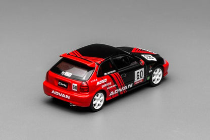 [ Pre-order ] M65026 MOTORHELIX 1:64 Honda Civic TYPE R (EK9) Advance Livery