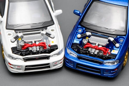 [ Pre-order ] M67102 MOTORHELIX 1:64 Subaru lmpreza Wagon WRX STi Version VI Pure White