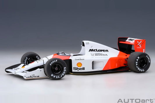 [ Pre-order ] 89140 AUTOart 1:18 McLaren Honda MP4/6 1991 Japanese GP #1 A. Senna (Ayrton Senna) *Includes McLaren logos