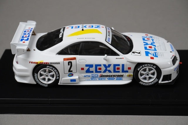 1:43 EBBRO 44193 Nissan ZEXEL Skyline JGTC 1998 #2 model car