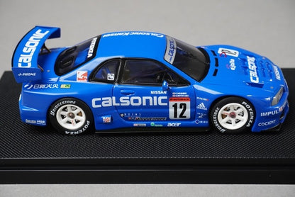 1:43 EBBRO P420 Nissan Skyline JGTC 2001 #12 model car