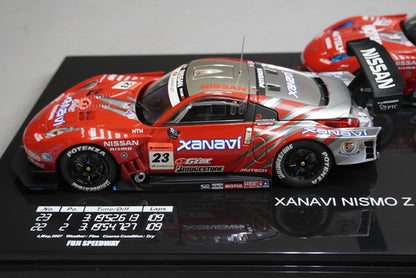 1:43 EBBRO KWAM122001 Dealer Nissan 07 Nismo GT500 Z Fuji 1-2 FINISH! Set of 2 #23 #22 model car