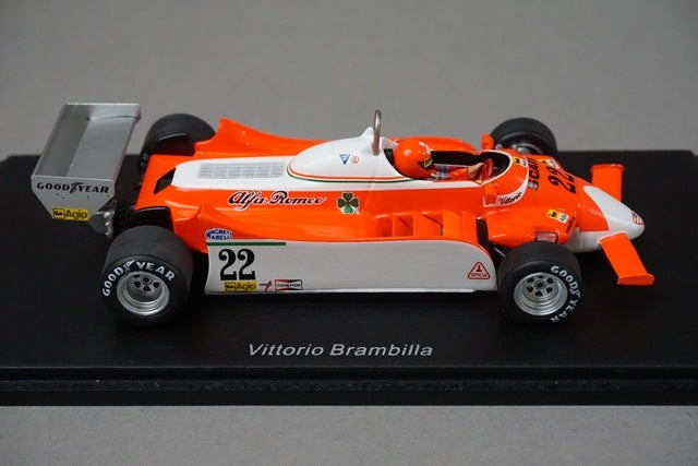 1:43 SPARK S1792 Alfa Romeo 179 Dutch Grand Prix 1980 #22 model car