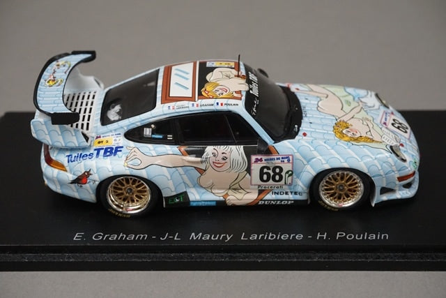 1:43 SPARK S4448 Porsche GT2 Le Mans 1998 #68 model car