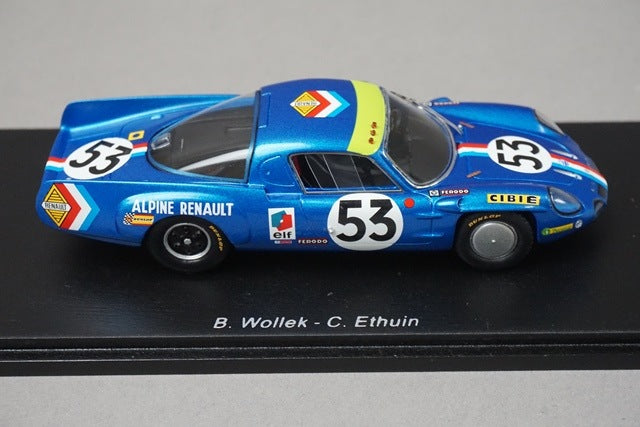 1:43 SPARK S4374 Alpine A210 Le Mans 11th 1968 #53 model car