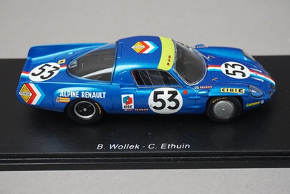 1:43 SPARK S4374 Alpine A210 Le Mans 11th 1968 #53 model car