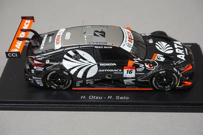 1:43 SPARK SGT154 Honda ARTA Mugen Civic Type R-GT GT500 Super GT 2024 #16 model car