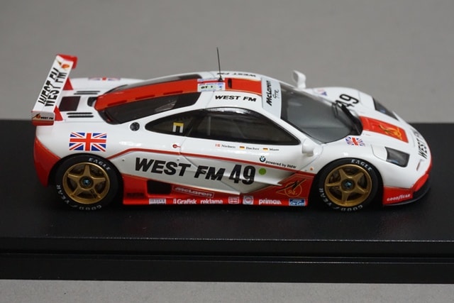 1:43 HPI 8261 Mirage McLaren F1 GTR Le Mans 1995 #49 model car