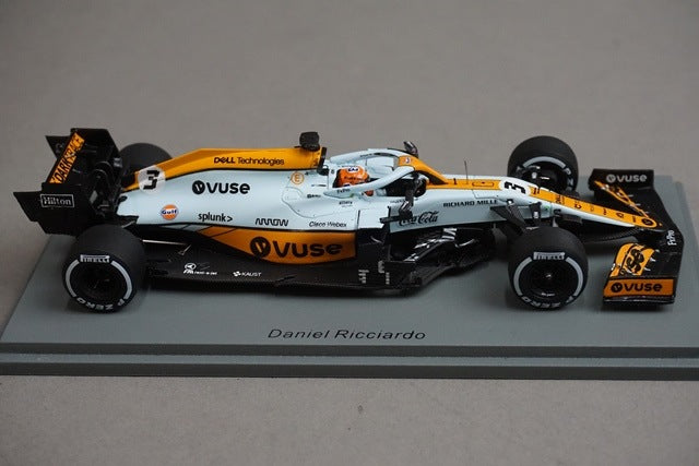 1:43 Spark S7678 McLaren MCL35M Monaco GP 2021 #3 D. Ricciardo VUSE Spec model car