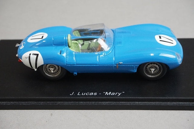 1:43 Spark S2119 Jaguar D Le Mans 3rd 1957 #17 J. Lucas model car