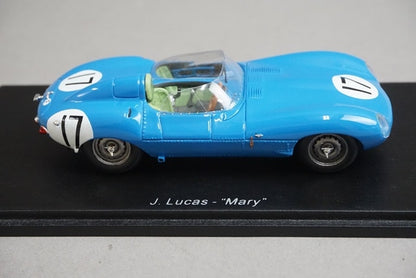 1:43 Spark S2119 Jaguar D Le Mans 3rd 1957 #17 J. Lucas model car