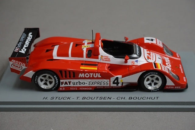 1:43 SPARK S0328 Porsche Kremer K8 Le Mans 1995 #4 model car