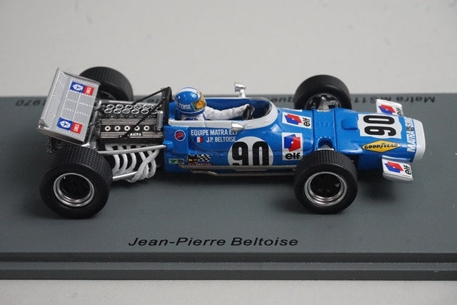 1:43 SPARK SF246 Matra MS11-12 Vainqueur Course de Cote du Mont Dore 1970 #90 model car