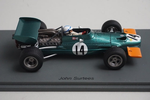 1:43 Spark S2344 BRM P139 German GP Practice 1969 #14 J. Sirtis model car
