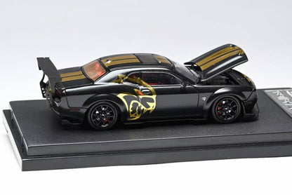 [ Pre-order ] Stance Hunters SH 1:64 Dodge Challenger SRT Hellcat Midnight Matt Black