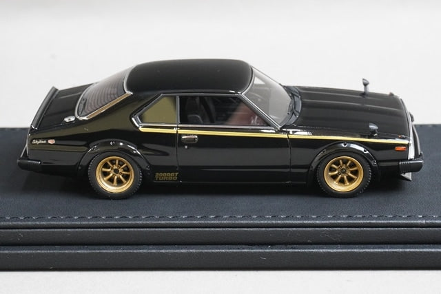 1:43 ignition model IG0122 Nissan Skyline 2000 Turbo GT-ES C211 Black model car