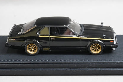 1:43 ignition model IG0122 Nissan Skyline 2000 Turbo GT-ES C211 Black model car