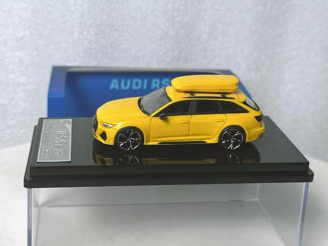 GCC 1:64 Audi RS6 Luggage Version Racing Yellow model car