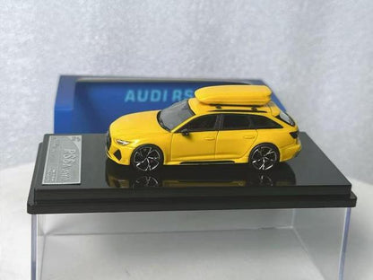 GCC 1:64 Audi RS6 Luggage Version Racing Yellow model car