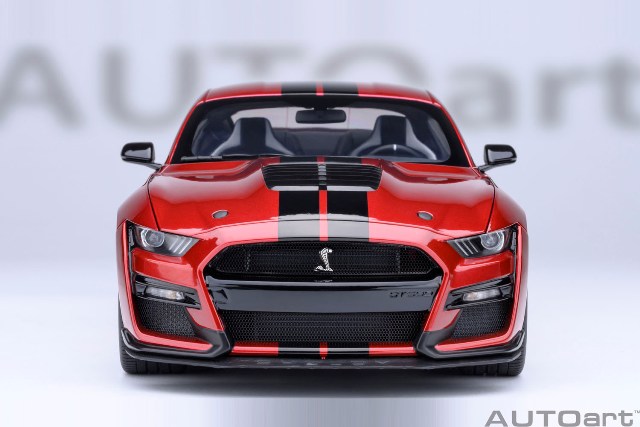 [ Pre-order ] 73098 AUTOart 1:18 Ford Mustang Shelby GT500 (Red with Black Stripes)