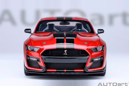 [ Pre-order ] 73098 AUTOart 1:18 Ford Mustang Shelby GT500 (Red with Black Stripes)