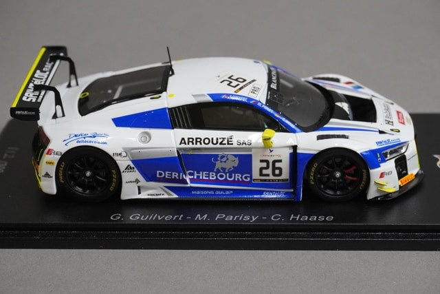 1:43 SPARK SB127 Audi R8 LMS Sainteloc Racing SPA 24H 7th 2016 #26 model car