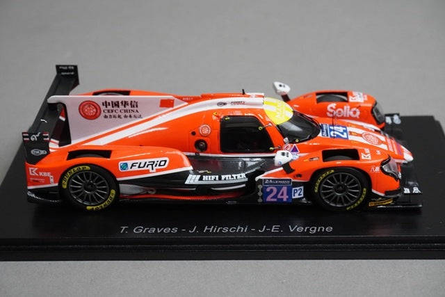 1:43 SPARK S5811 Oreca 07 Gibson CEFC Manor TRS Racing Le Mans 7th 2017 #24 model car