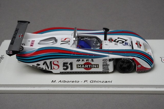 1:43 SPARK SJ021 Lancia LC1 Fuji 6H Pole Position 1982 #51 Martini model car