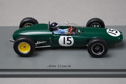 1:43 SPARK S7118 Lotus 21 Dutch GP 3rd place 1961 #15 J. Clark model car
