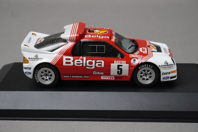 1:43 ixo RAC066 Ford RS200 #5 Ypres Rally 1986 R.Droogmans R.Joosten model car
