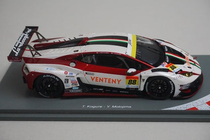 1:43 Spark 43SGT2024C3 VENTENY Lamborghini GT3 JLOC Champion GT300 Super GT 2024 #88 model car