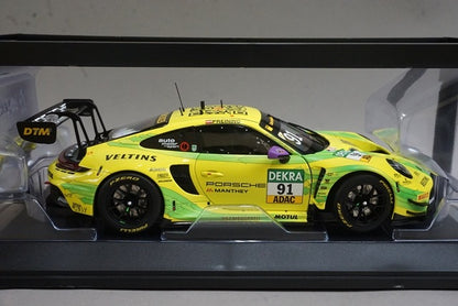 1:18 MINICHAMPS MG-M-911-DTM-#91-23-1801 Porsche 911 GT3R Manthey EMA DTM Hockenheimring 2023 #91 T. Preinink