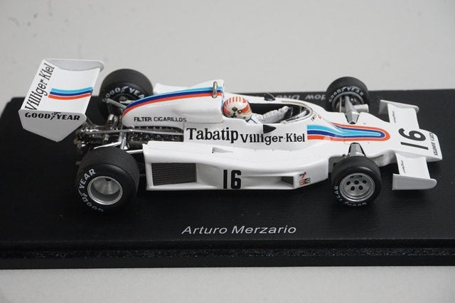 1:43 SPARK S3830 Shadow DN8 Austrian GP 1977 #16 A. Merzario model car
