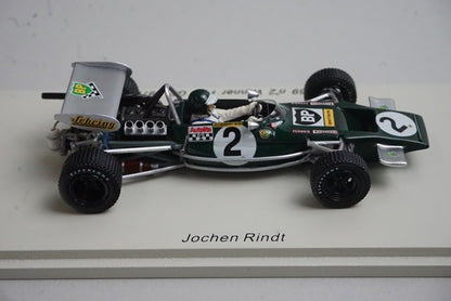 1:43 SPARK S2145 Lotus 69 Pau GP Winner 1970 #2 J. Rindt model car