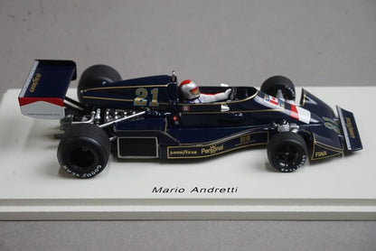 1:43 SPARK S4044 FW05 International Trophy 1973 #21 M. Andretti model car