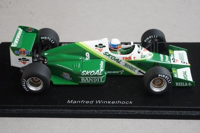 1:43 SPARK S1728 RAM 03 SAT French GP 1985 #9 M. Winkelhock model car