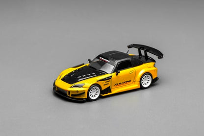 [ Pre-order ] M65146 MOTORHELIX 1:64 Honda S2000 J's Racing New Indy Yellow Pearl