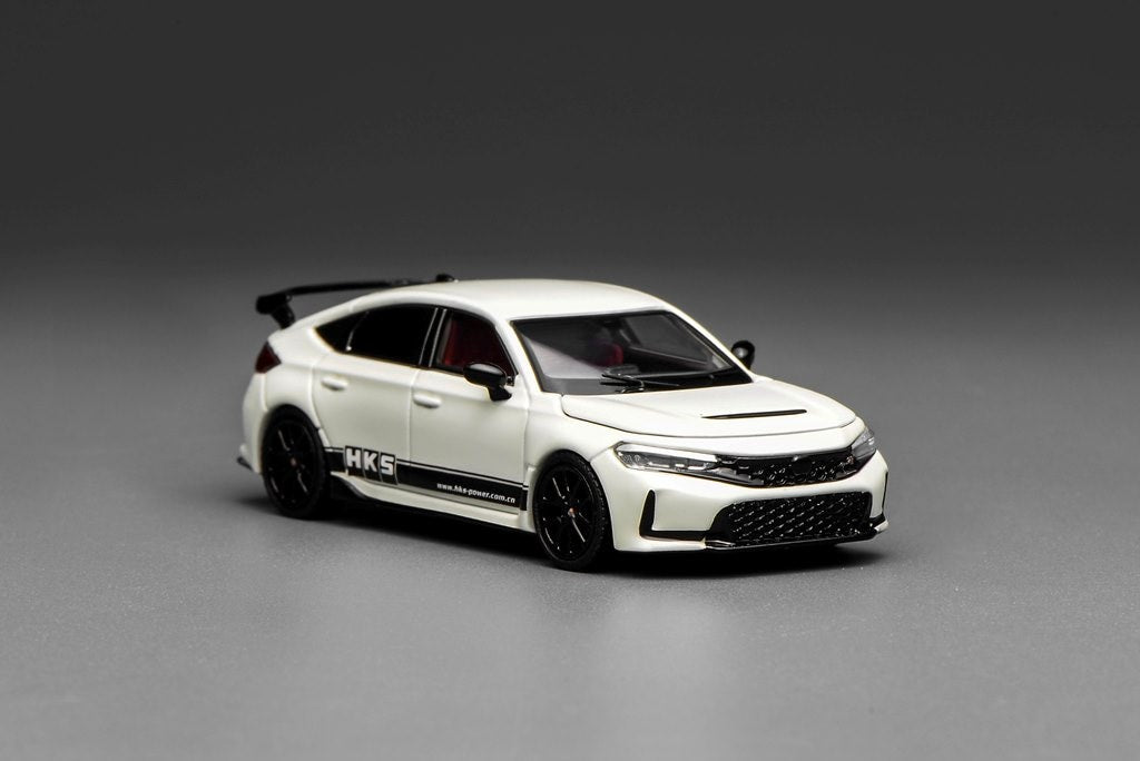 [ Pre-order ] M65319 Motor Helix 1/64 Honda Civic Type R (FL5) HKS Livery Championship WhiteM65319 Motor Helix 1:64 Honda Civic Type R (FL5) HKS Livery Championship White
